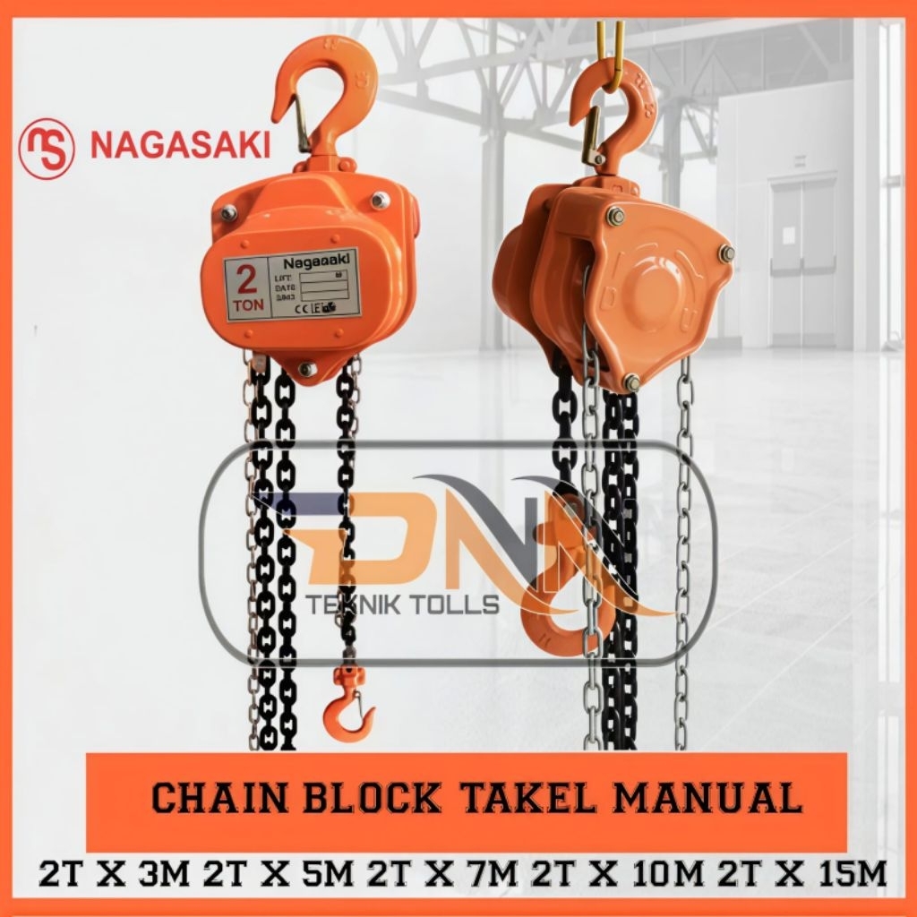 Chain Block 2 Ton Nagasaki Takel 2Ton Nagasaki