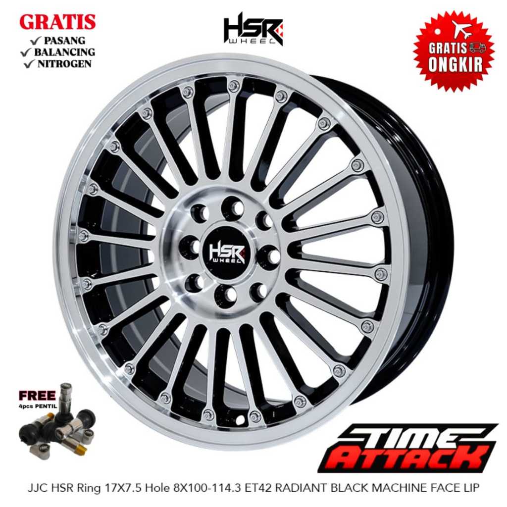 Velg Mobil Baleno R17 HSR Wheel JJC Velg HSR Ring 17