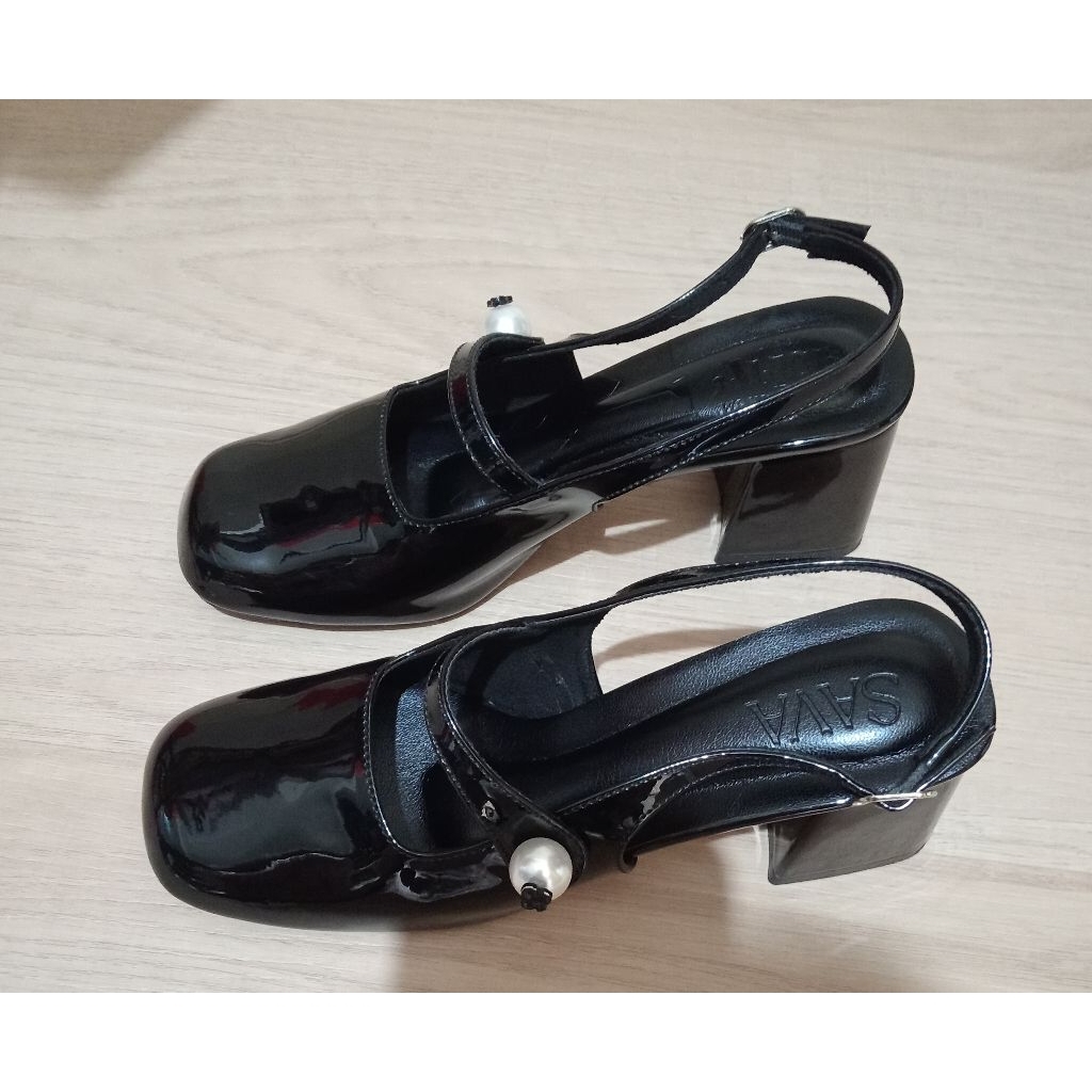 Sepatu mary Jane Alice in Wonderland by sava / sepatu heels 6cm / sepatu mary jane