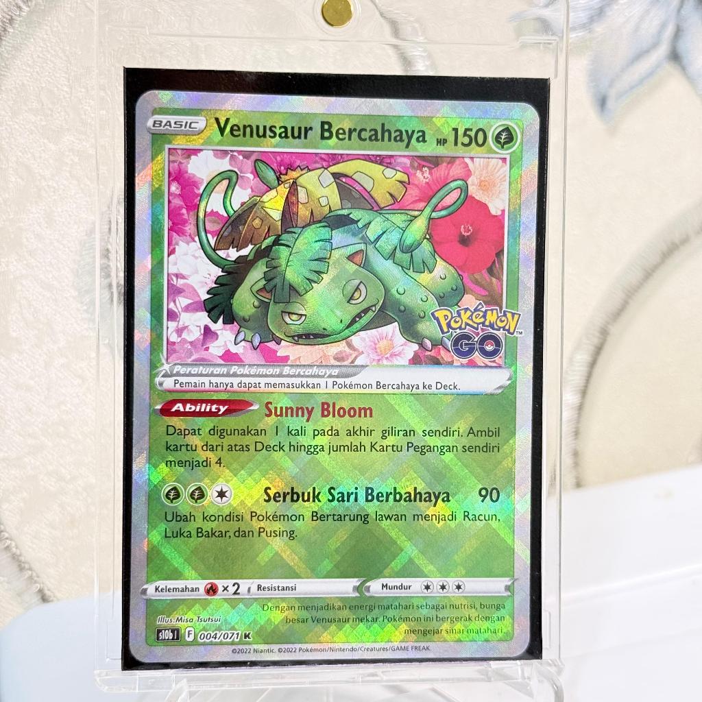 Kartu Pokemon Original - Venusaur Bercahaya 004/171 K