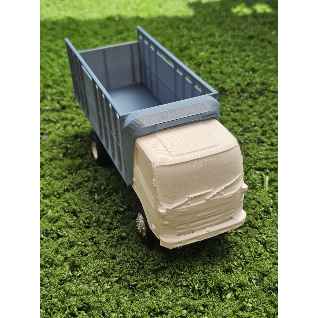 MINIATUR TRUK SKALA 1:30 MINIATUR TRUK ISUZU NMR71 BISA OLENG