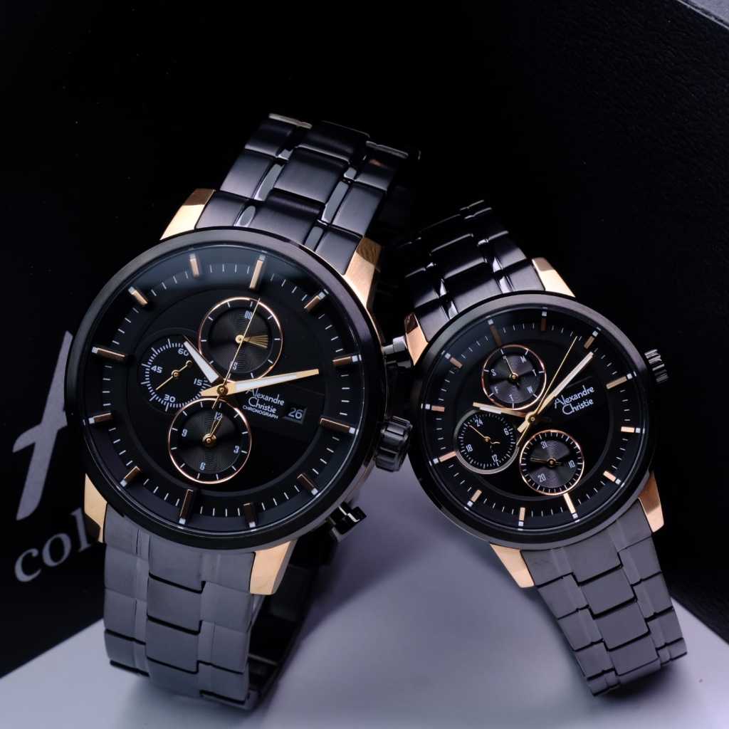 Jam Tangan Alexandre Christie Couple AC 6323 AC6323 Original Garansi Resmi Alexander Christie 6323