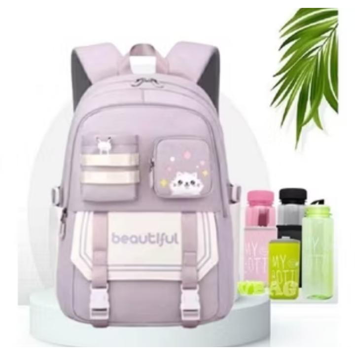 Tas sekolah anak perempuan SD SMP SMA free botol- Tas sekolah anak cewek aesthetic-Tas sekolah anak 