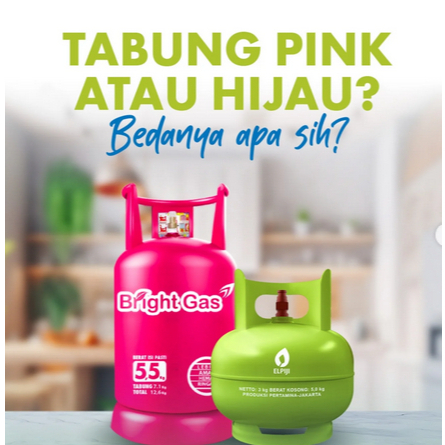 Tabung Bright Gas Kosong tabung gas kosong 5,5Kg & 3Kg