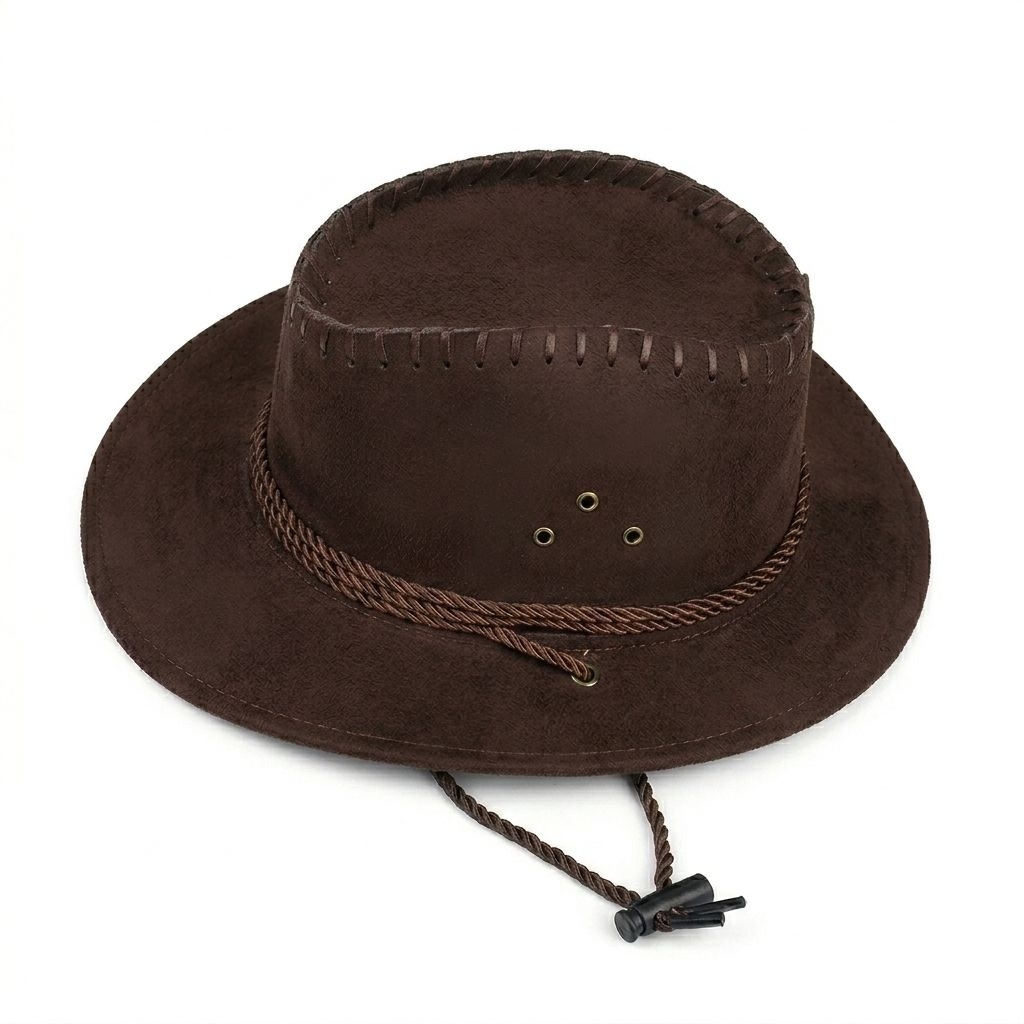 TOPI KOBOY TOPI LAKEN AMERICA TALI DAUN KECIL
