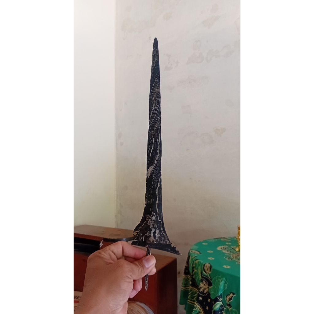 Bilah Keris Sepaner Pamor Buntel Mayit