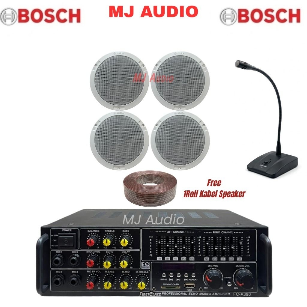 Paket Speaker Ceiling BOSCH / Speaker Plafon Indoor / Paket Speaker Ceiling BOSCH ( 4 Speaker )