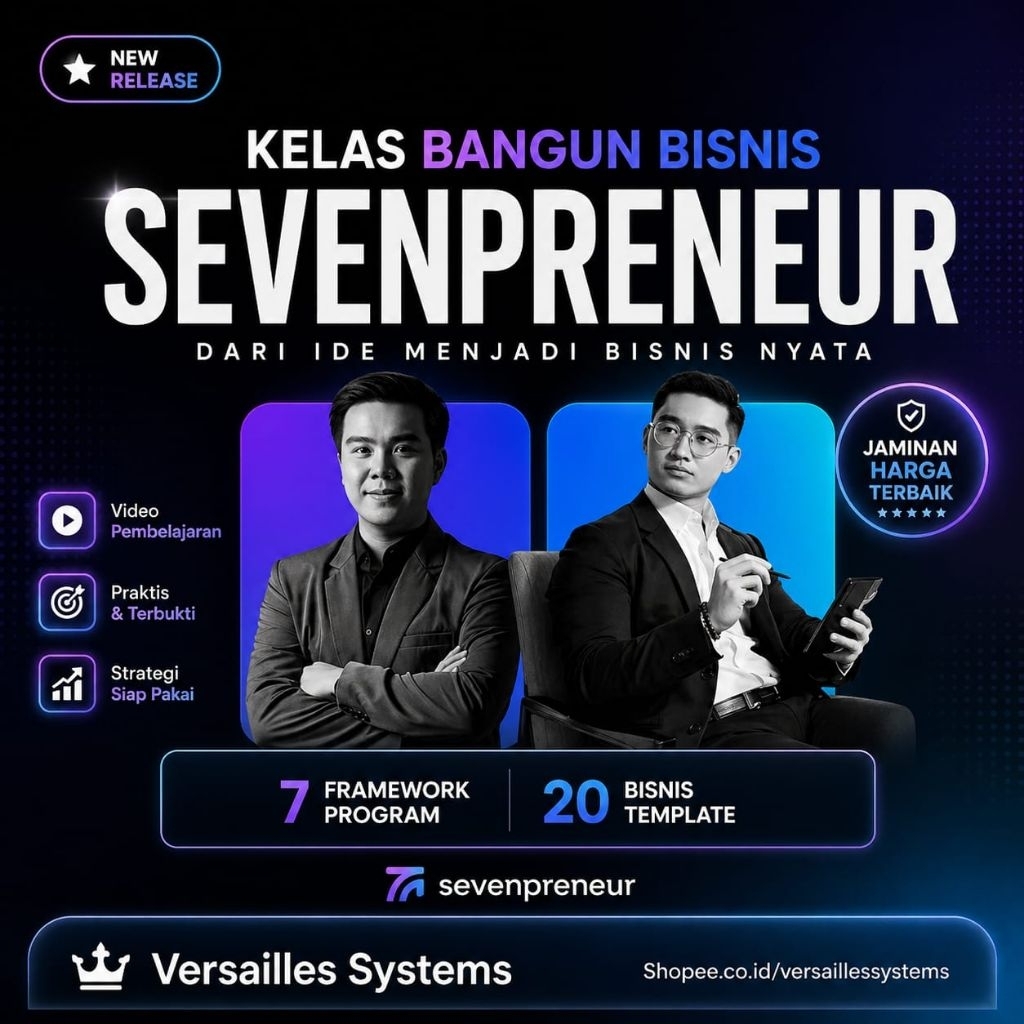 Ecourse - Kelas Bangun Bisnis Sevenpreneur