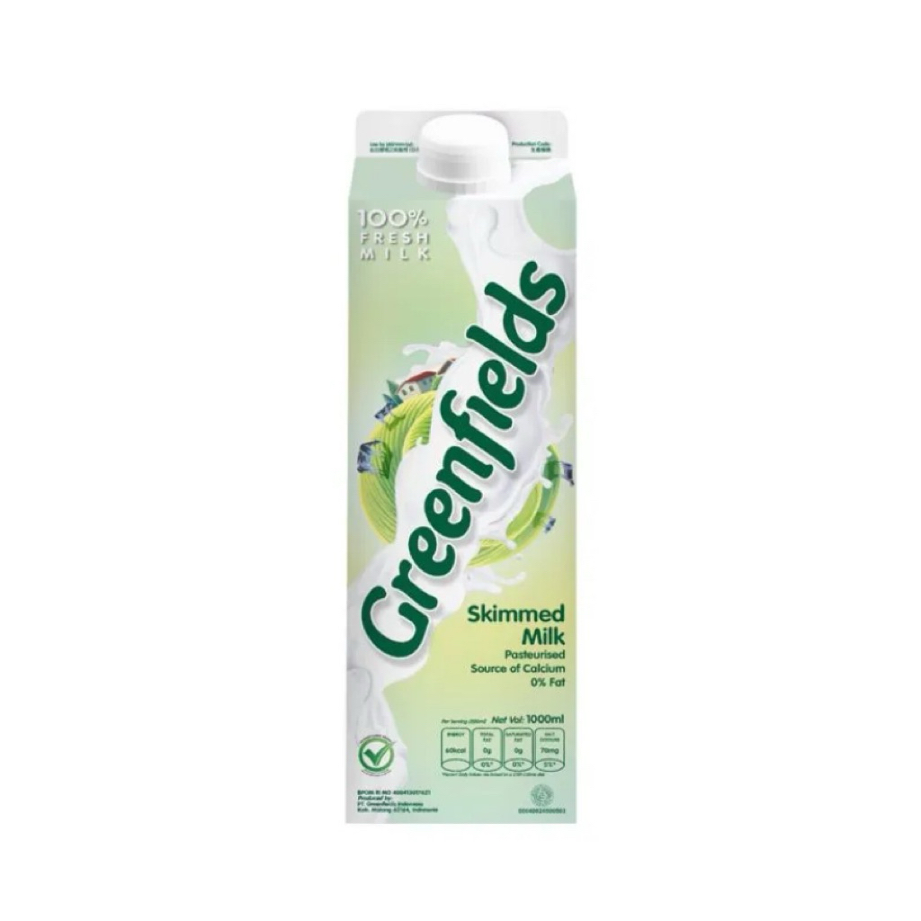 Greenfields Fresh Milk Skimmed 950ml