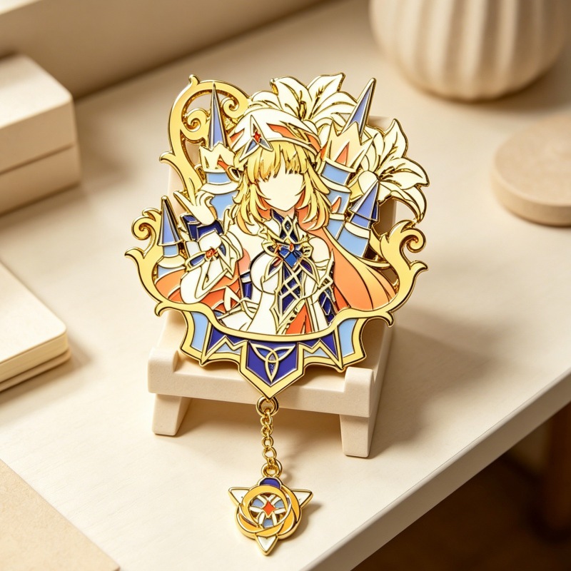 Nicole Genshin Impact Brooch Enamel Pin Badge