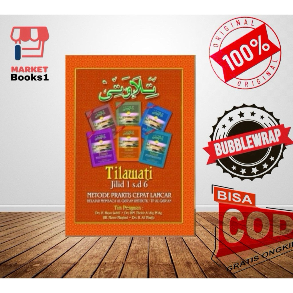 tilawati jilid 1-6 lengkap soft caver