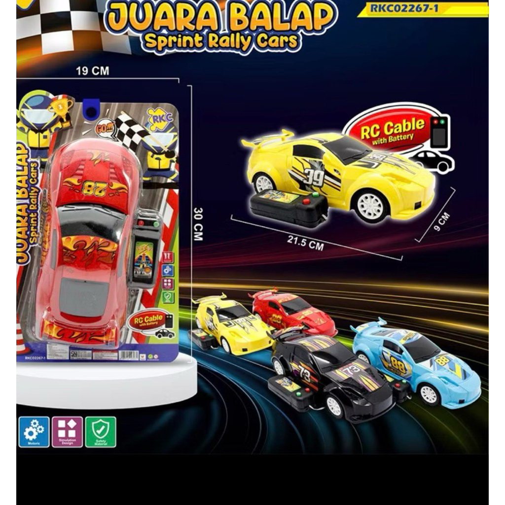Mainan Anak RC Mobil Super Car Remote Control Fast Furious