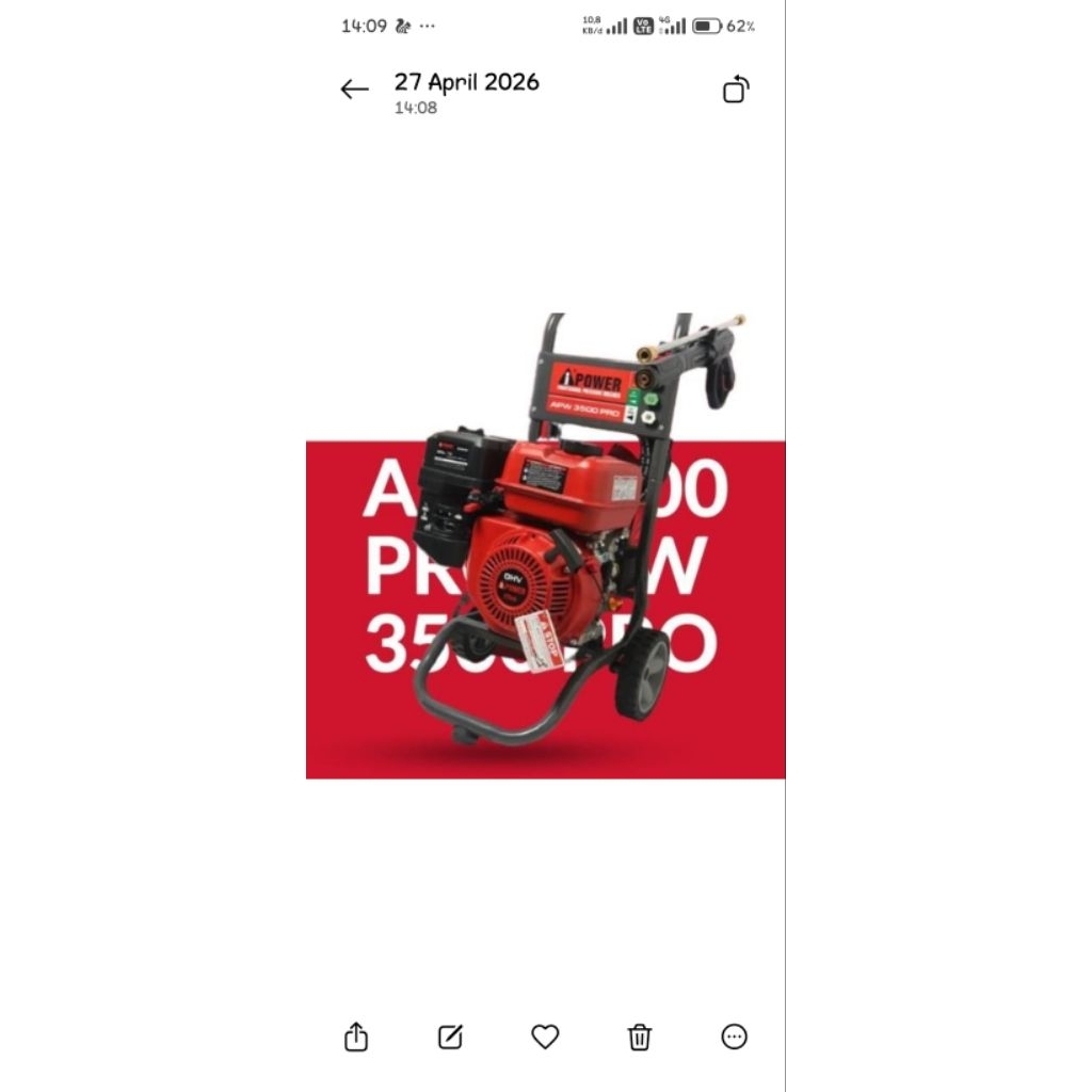 High Pressure Washer APW 3500 Pro
