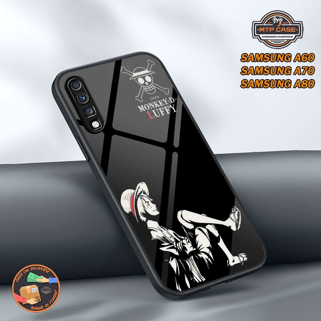 MTPCase - Case SAMSUNG A60 / A70 / A80 Terbaru - Fashion Case Anime Luffy Casing Hp Case Murah Softc