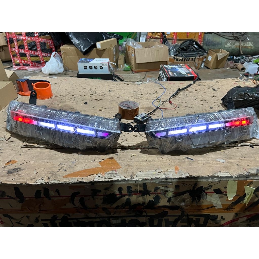 DRL V2 FORTUNER GR LEGENDER custom RGB Matrix Padlepop sein Running