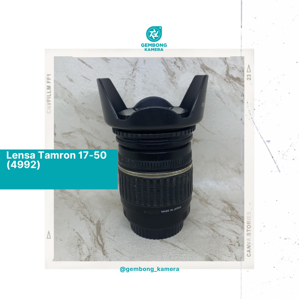 LENSA TAMRON 17-50 CANON MURAH MANTAP (4992)