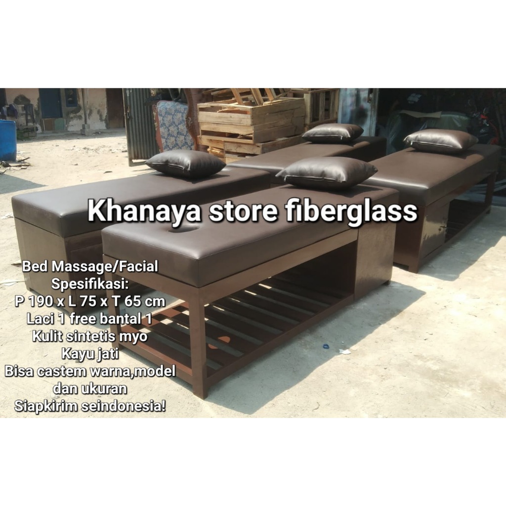 Bed pijatt refleksi,Ranjang massage kayu,bed massage,Bed facial termurah