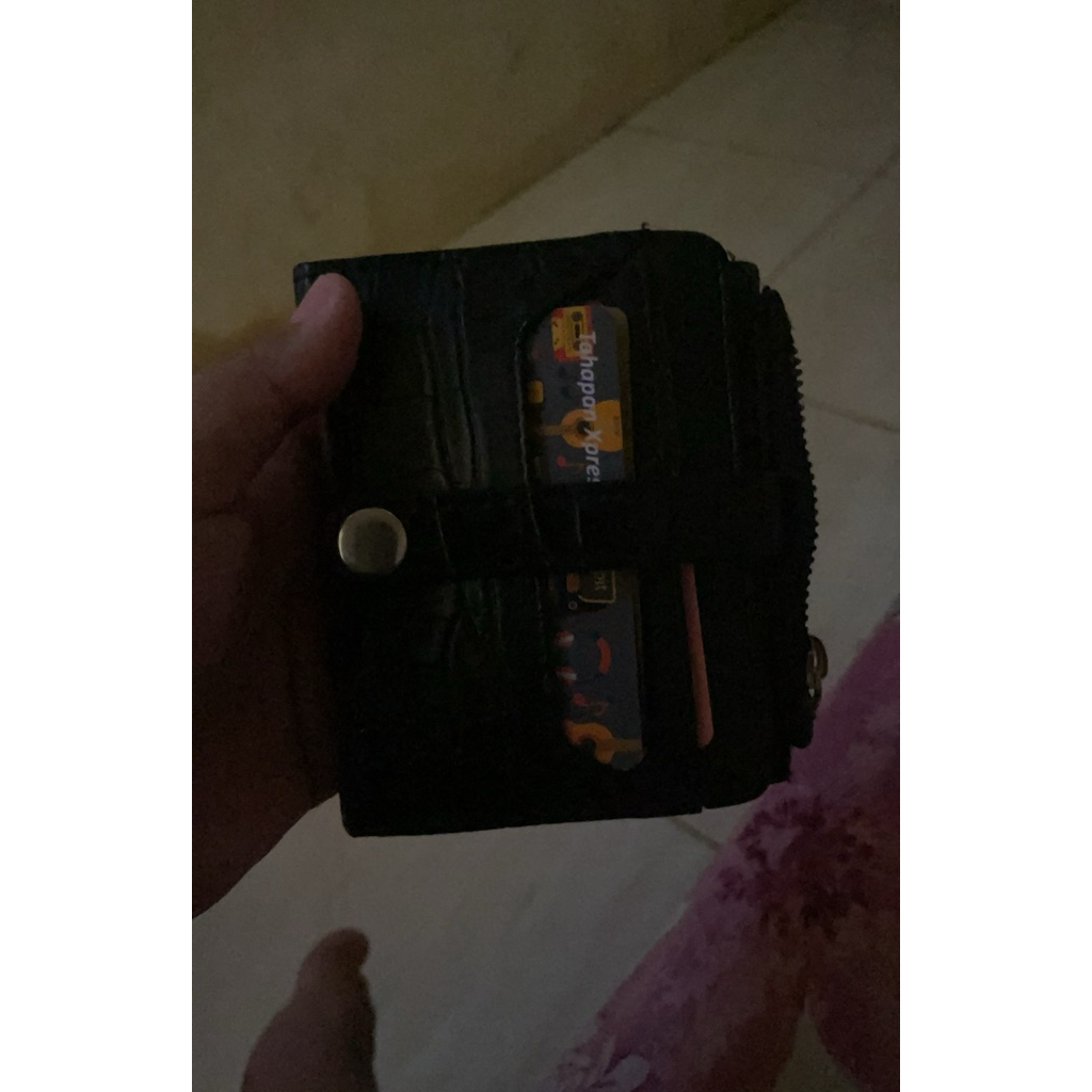 DOMPET KARTU LIPAT DOMPET LIPAT WANITA JOYA CROCO Material Sintetis Tebal, Desain Simpel Mewah, Ukur