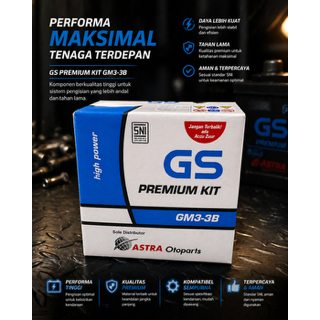 Aki Motor GS Astra ORI ORIGINAL 100% GM3-3B RX King/Ninja 150R/SS/Satria hiu/F1Zr