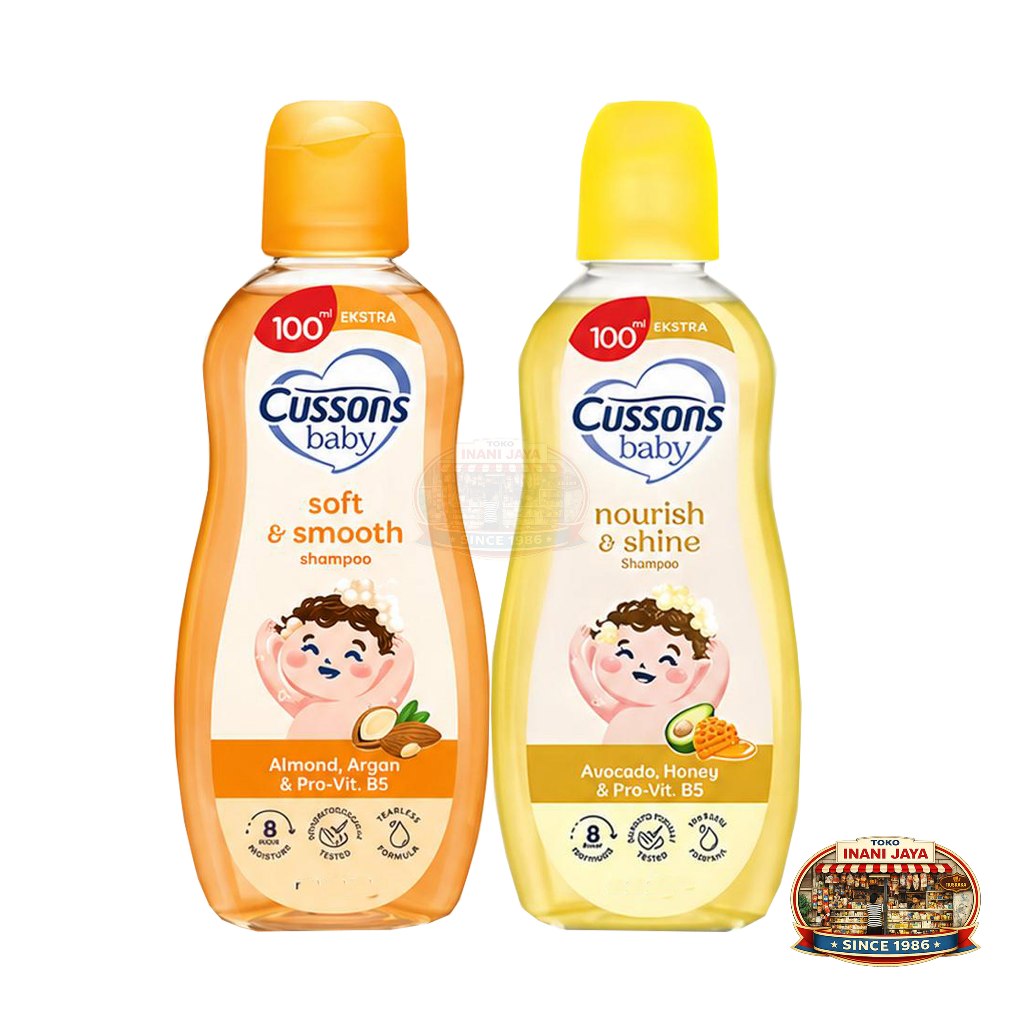 Cussons Baby Shampoo Avocado & Almond Oil -  Sampo bayi