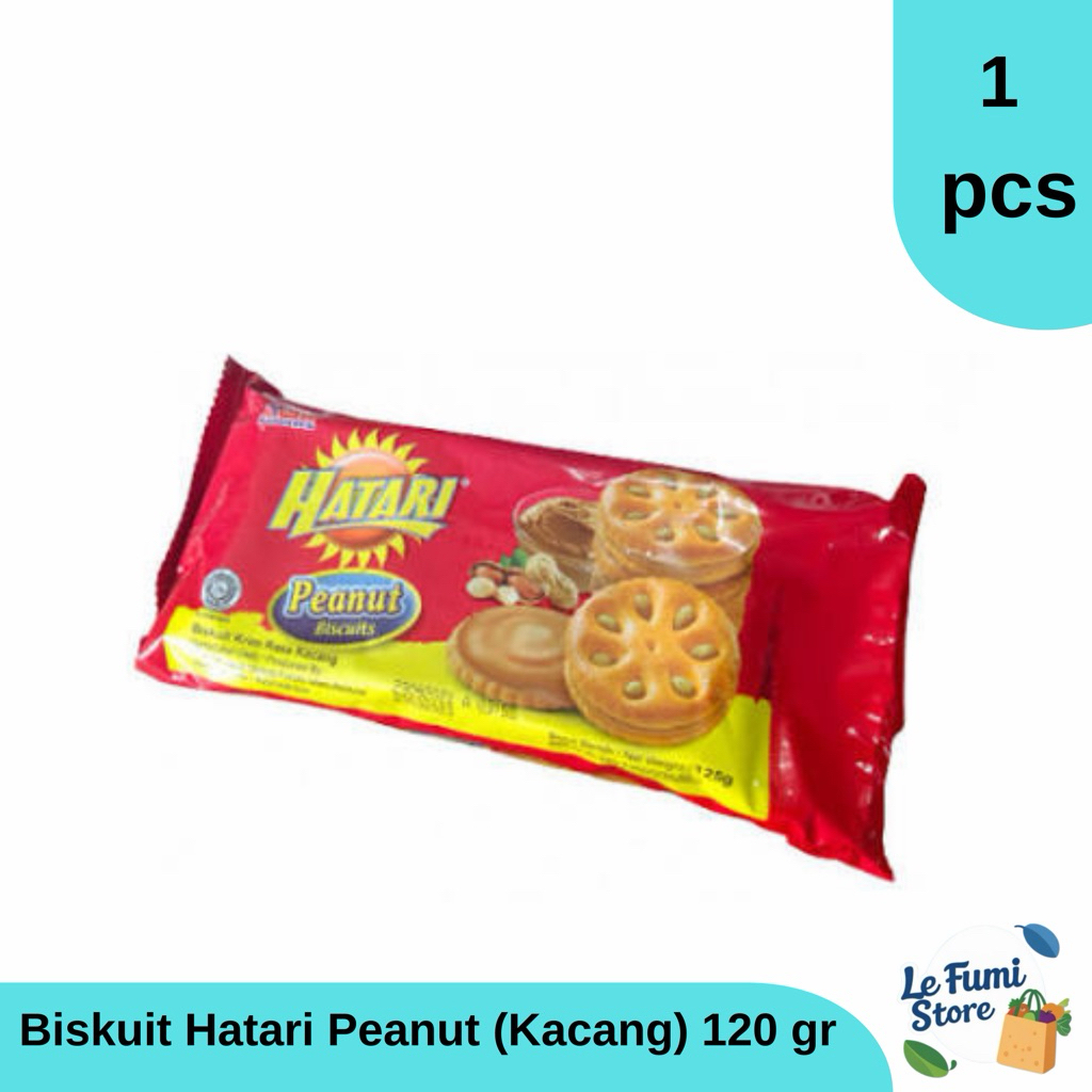 Biskuit Hatari Peanut (Kacang) 120 gr