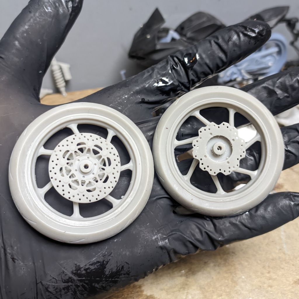WXZ FACTORY miniatur veleg set ban cbr250rr/moge sakala 1:12 3d print