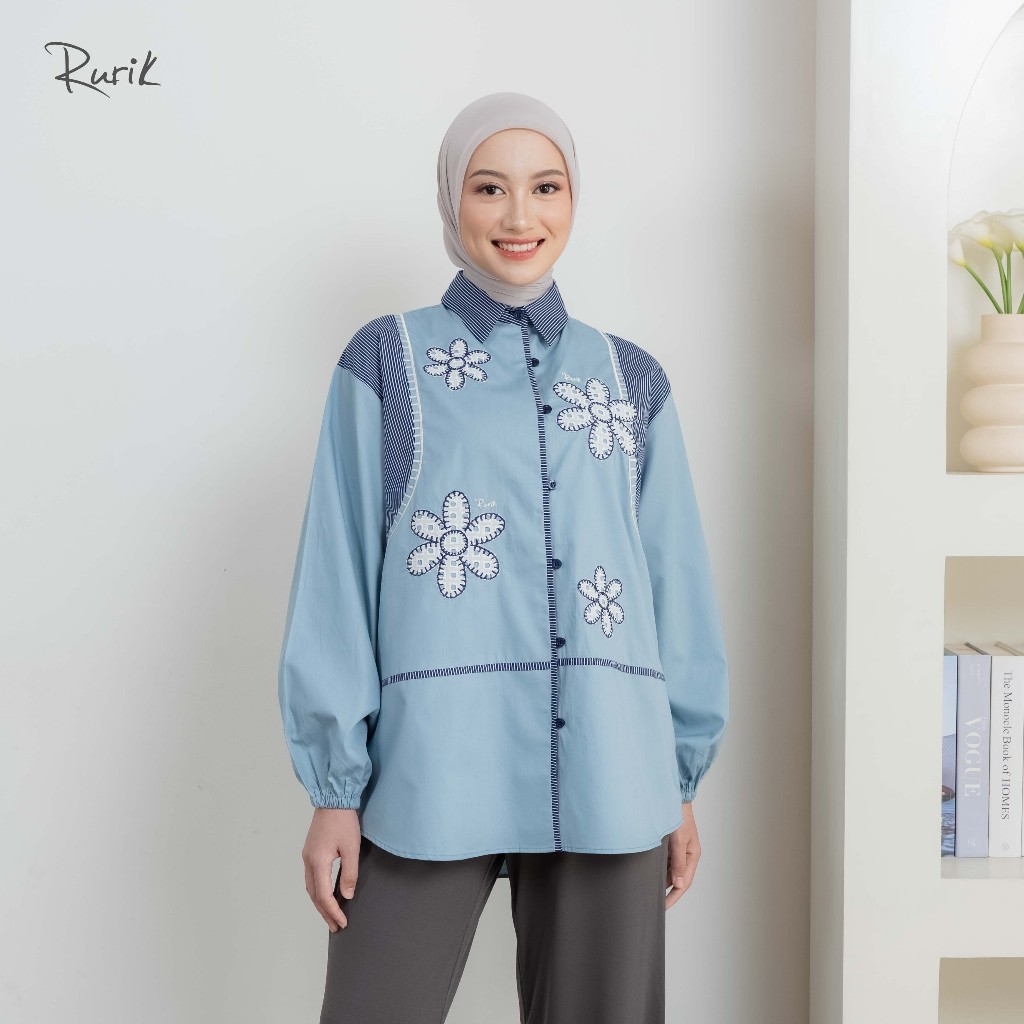 Rurik Kemeja Bordir Rurik Raniva Embroidery Shirt