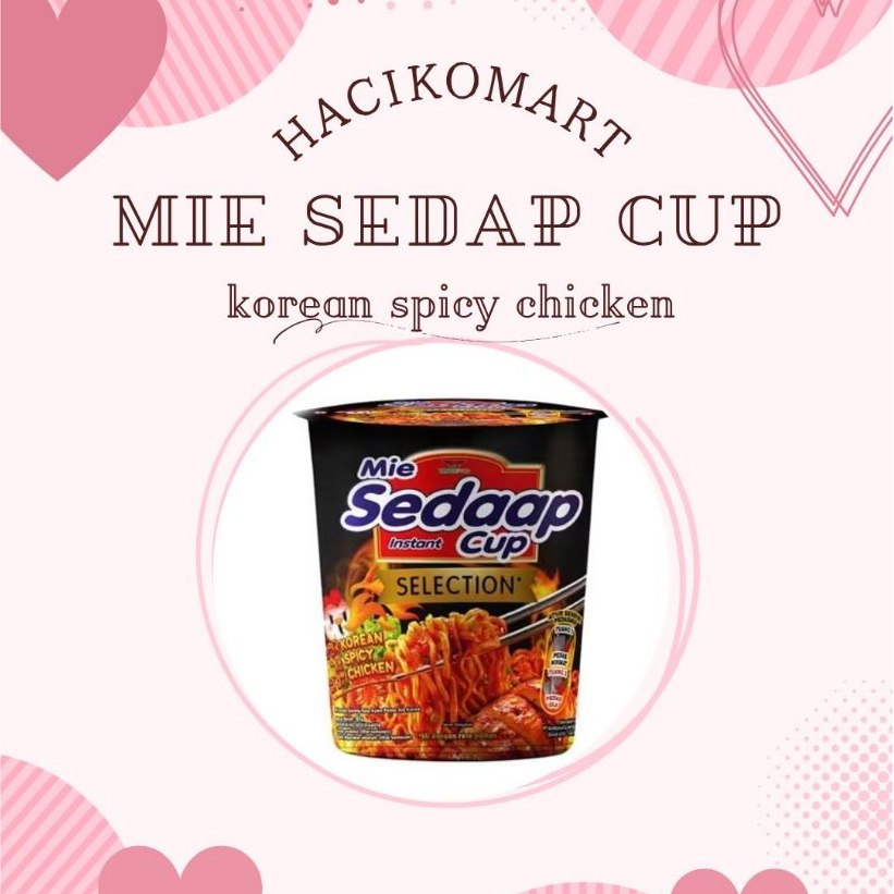 Mie Sedap Cup Korean Spicy Chicken 81g