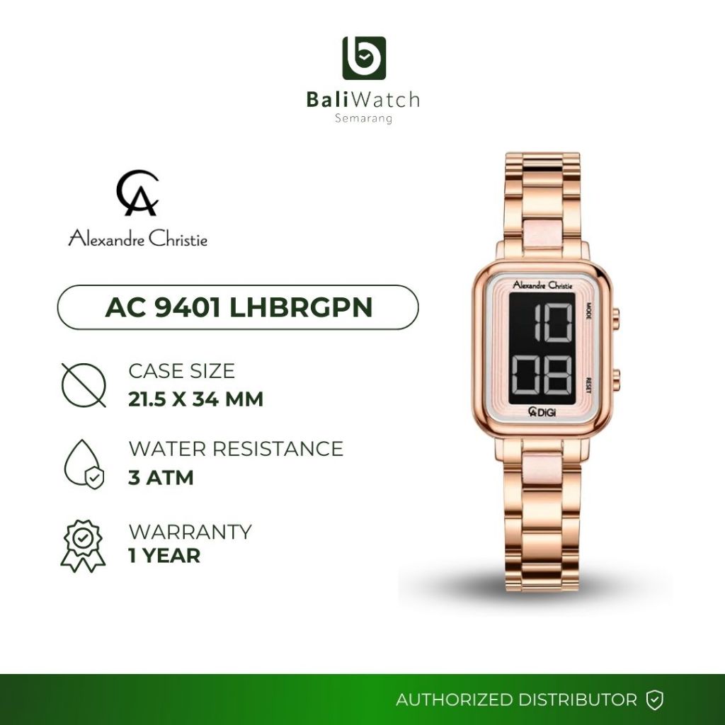 Alexandre Christie AC 9401 LHBRGPN Jam Tangan Wanita