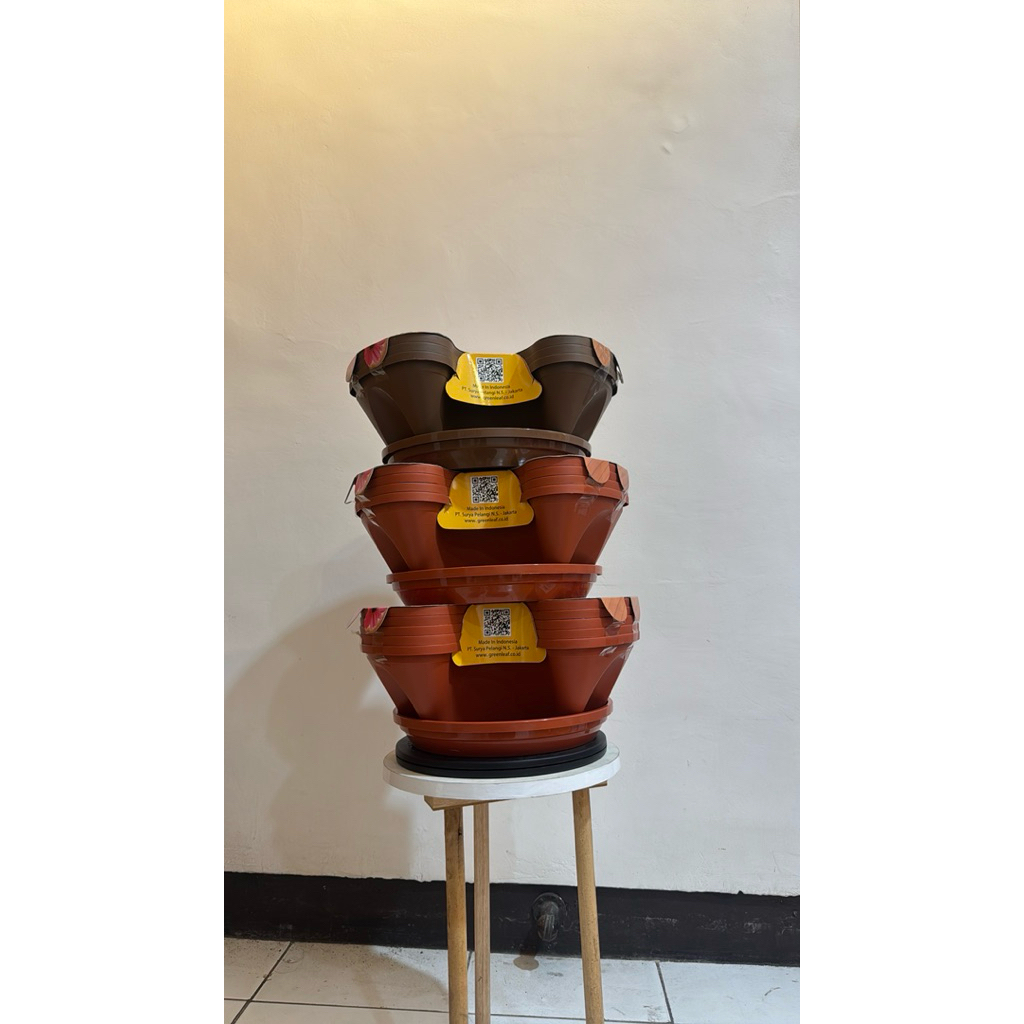 POT BUNGA GANTUNG SUSUN 5/POT TANAMAN UNIK/POT GANTUNG /POT UNIK
