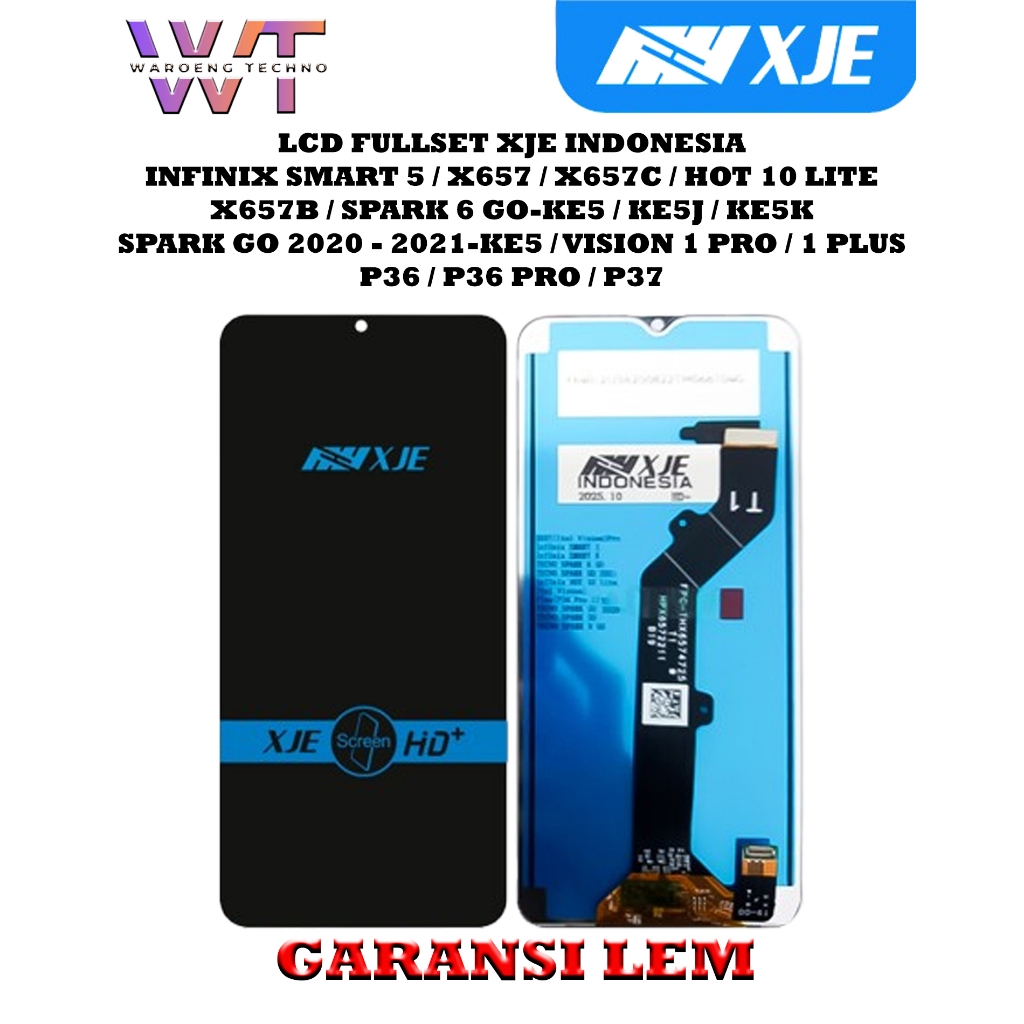 LCD INFINIX X657 / SMART 5 / X657 / X657C / HOT 10 LITE / X657B / SPARK 6 GO-KE5 / KE5J / KE5K / SPA