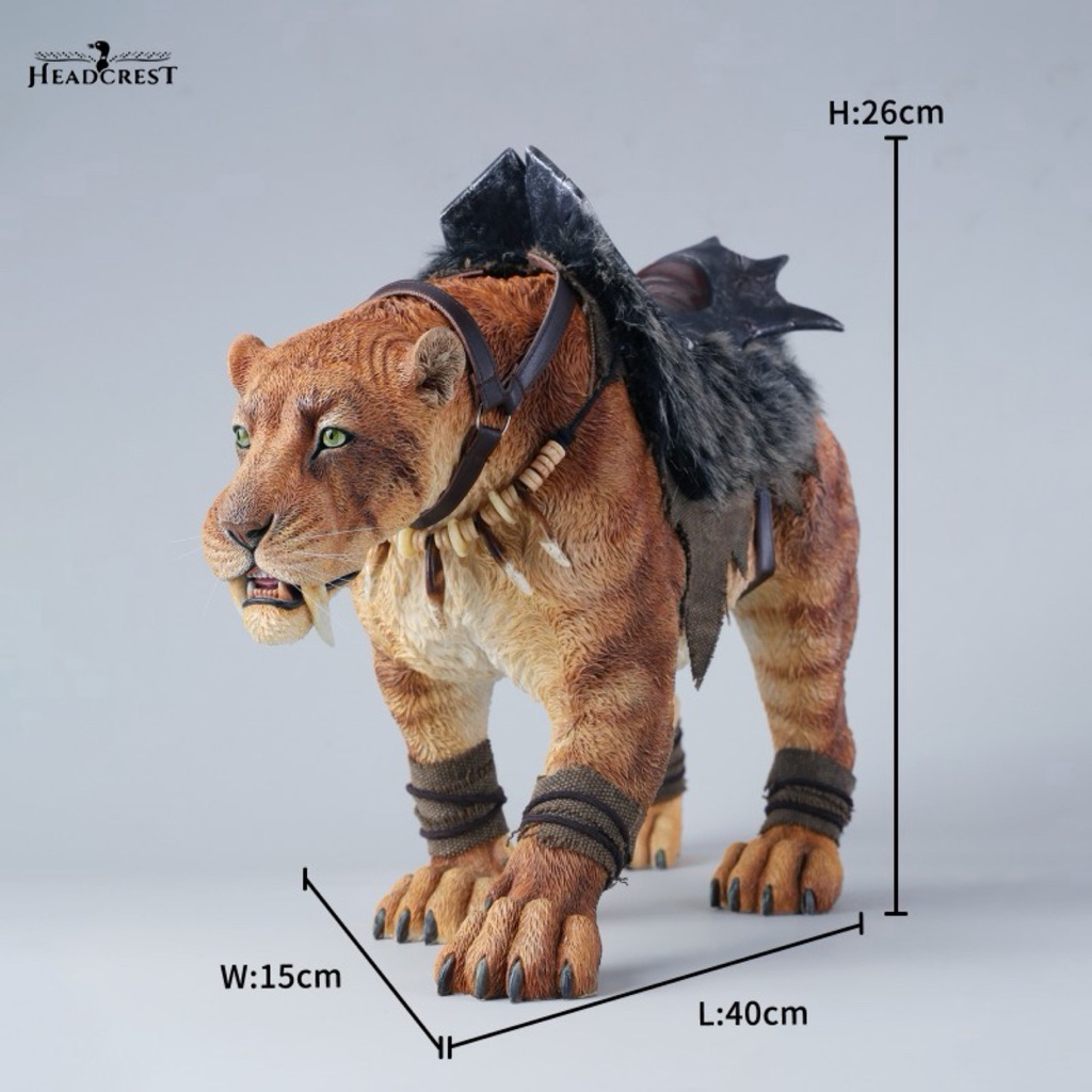 HEADCREST H2603 Prehistoric Saber-Toothed Tiger