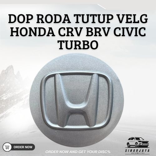 DOP RODA TUTUP VELG HONDA CRV BRV CIVIC TURBO