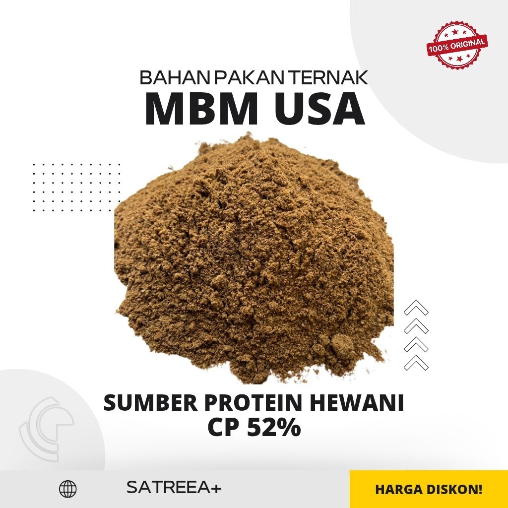 MBM MEAT BONE MEAL IMPORT TEPUNG DAGING DAN TULANG BAHAN BAKU PAKAN PROTEIN TINGGI KALSIUM FOSFOR EC