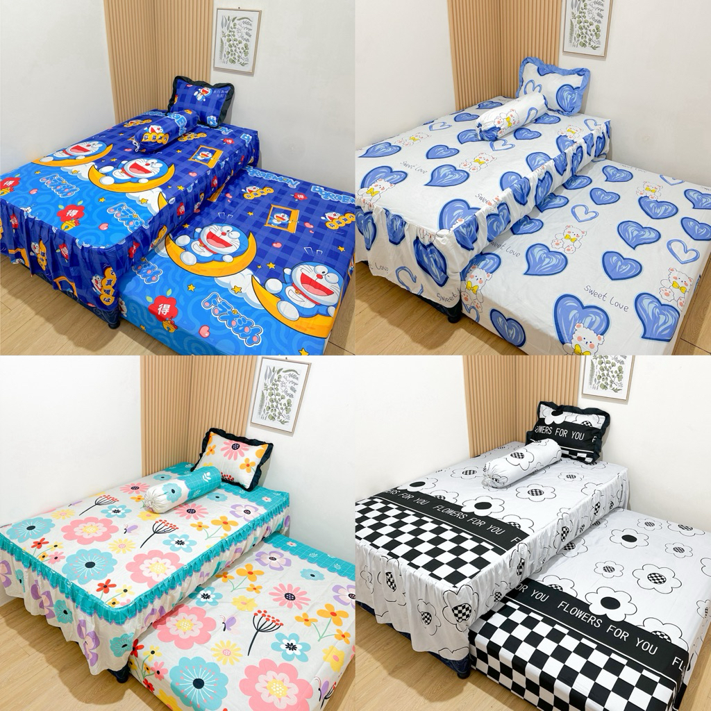 SALE  SPREI SORONG RUMBAI 120x200 MOTIF LAST STOK