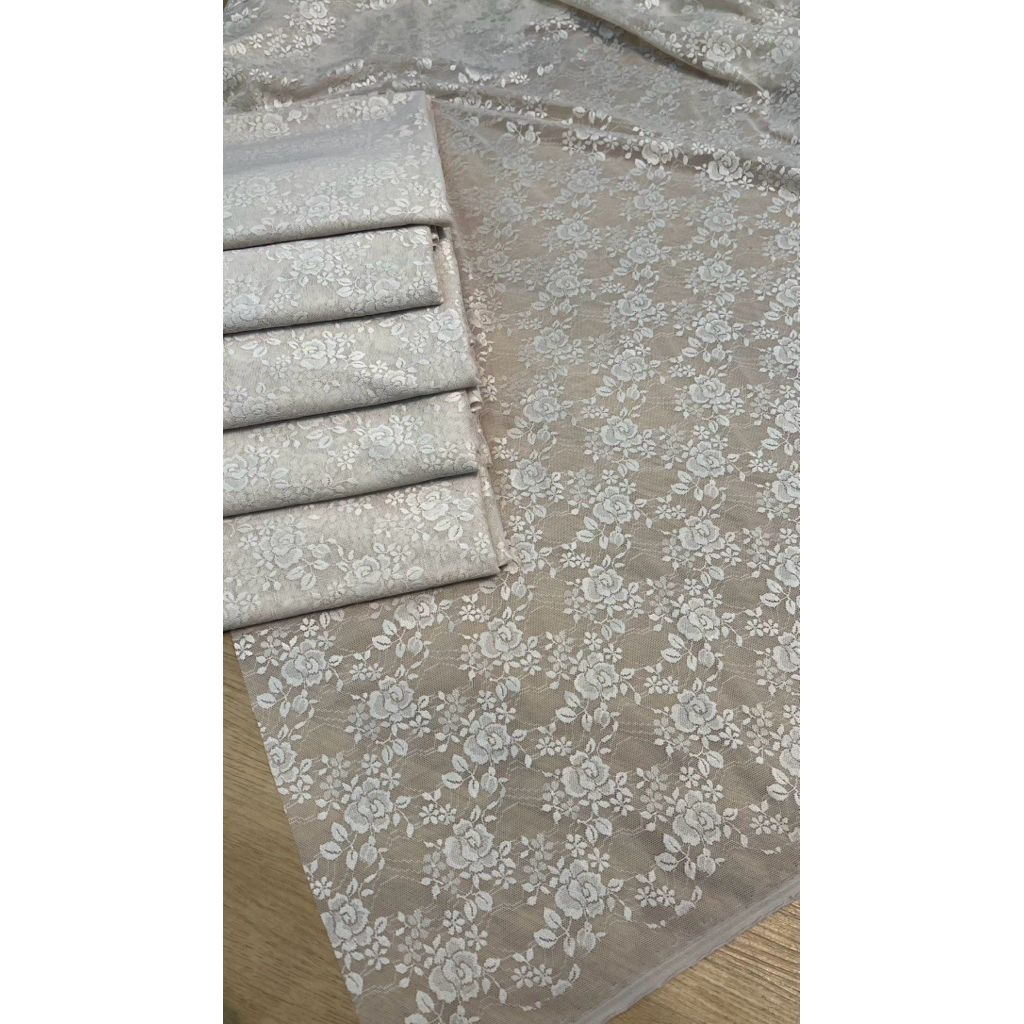 Brokat Lace strait // Bahan Brokat Lace