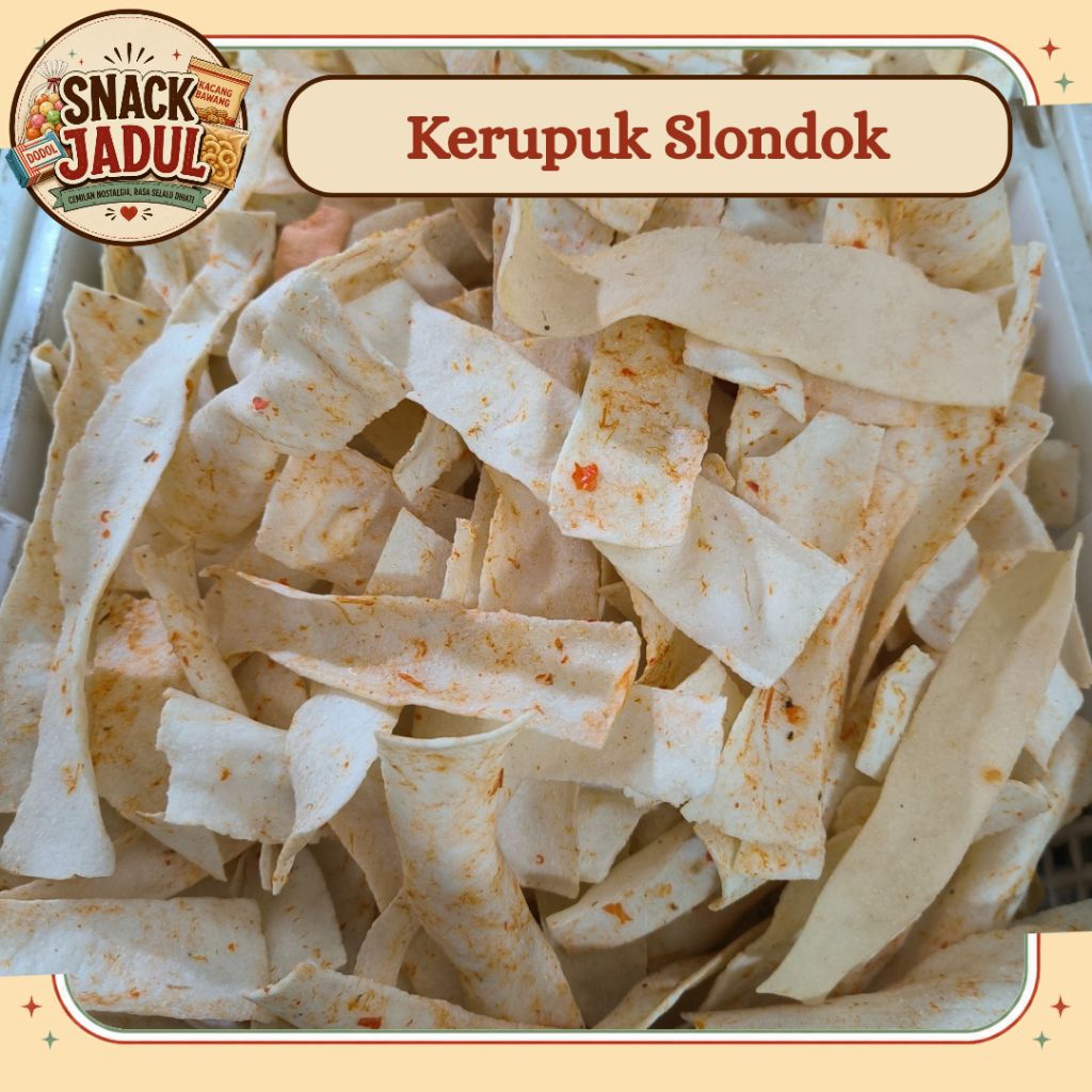 Kerupuk Slondok Singkong Mentah 1 Kg