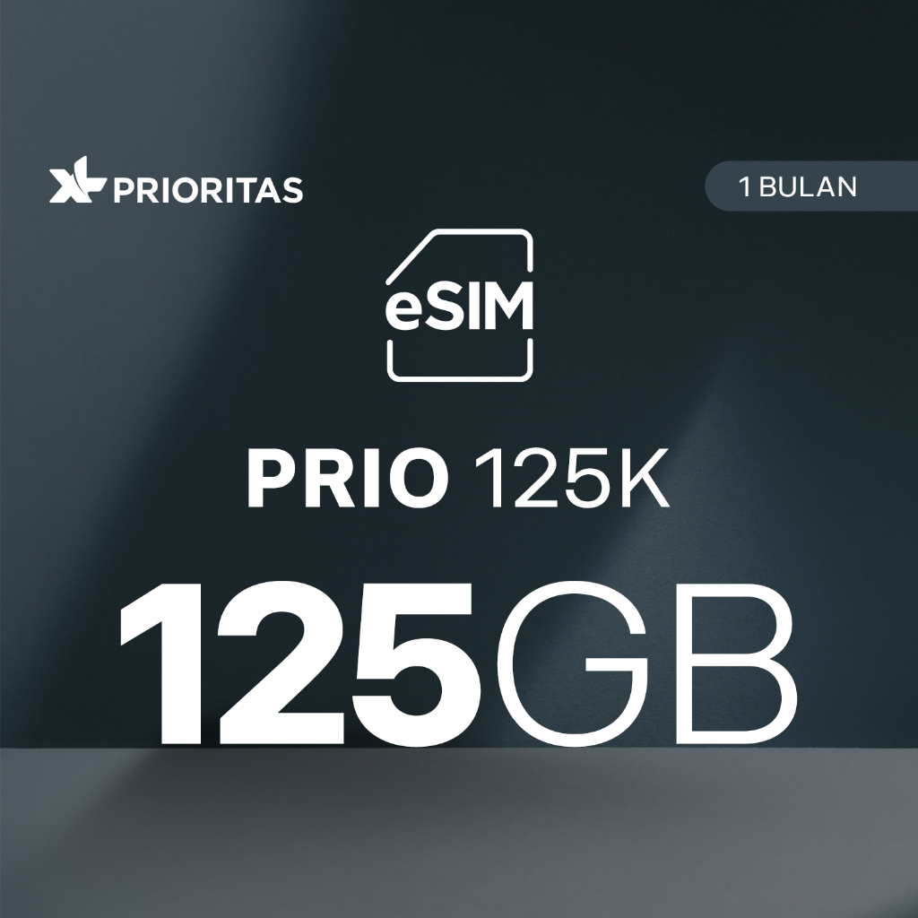 eSIM XL PRIORITAS 125K 125GB/bln