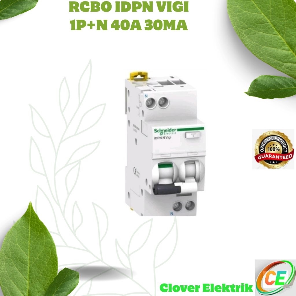RCBO SCHNEIDER IDPN  N VIGI 1P+ N 40A 30MA