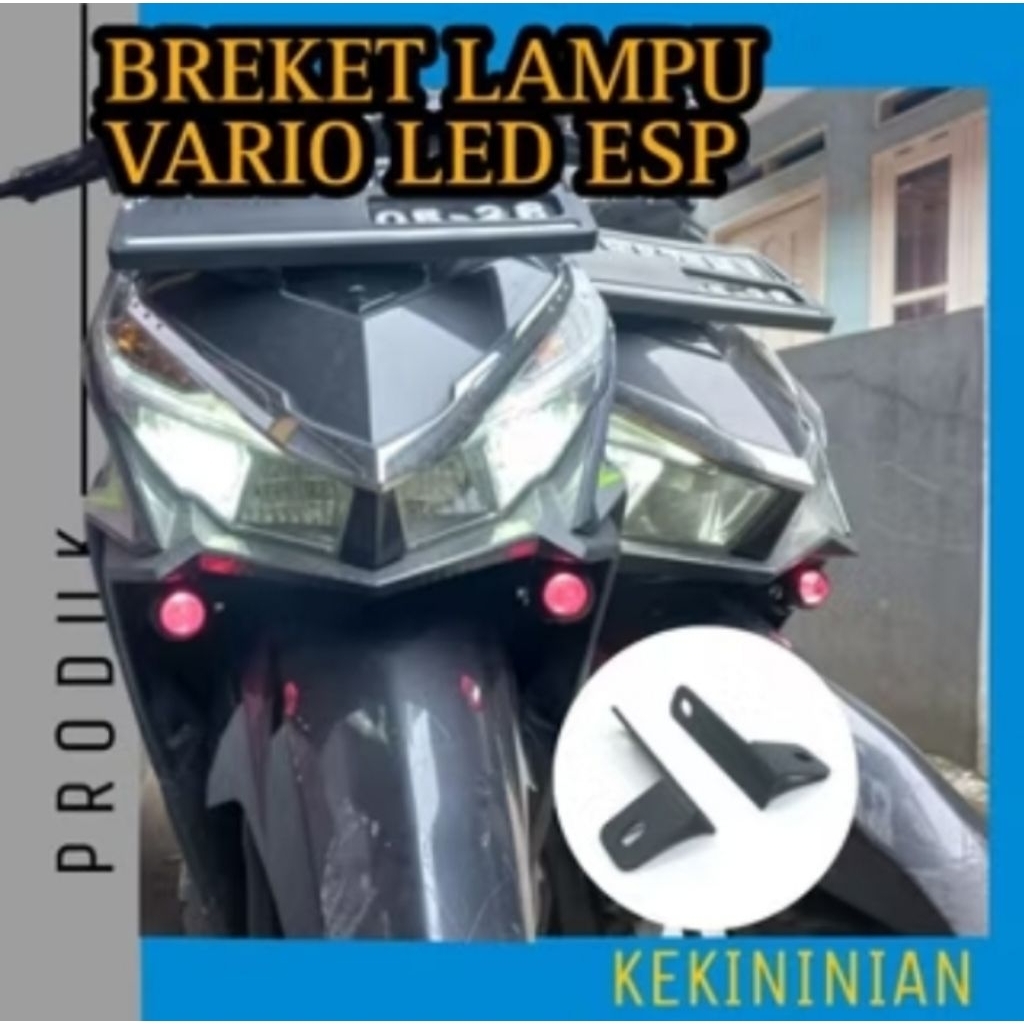 BREKET LAMPU DI KOLONG/breket lampu tembak D2laser vario 125 150 160 breket lampu tembak