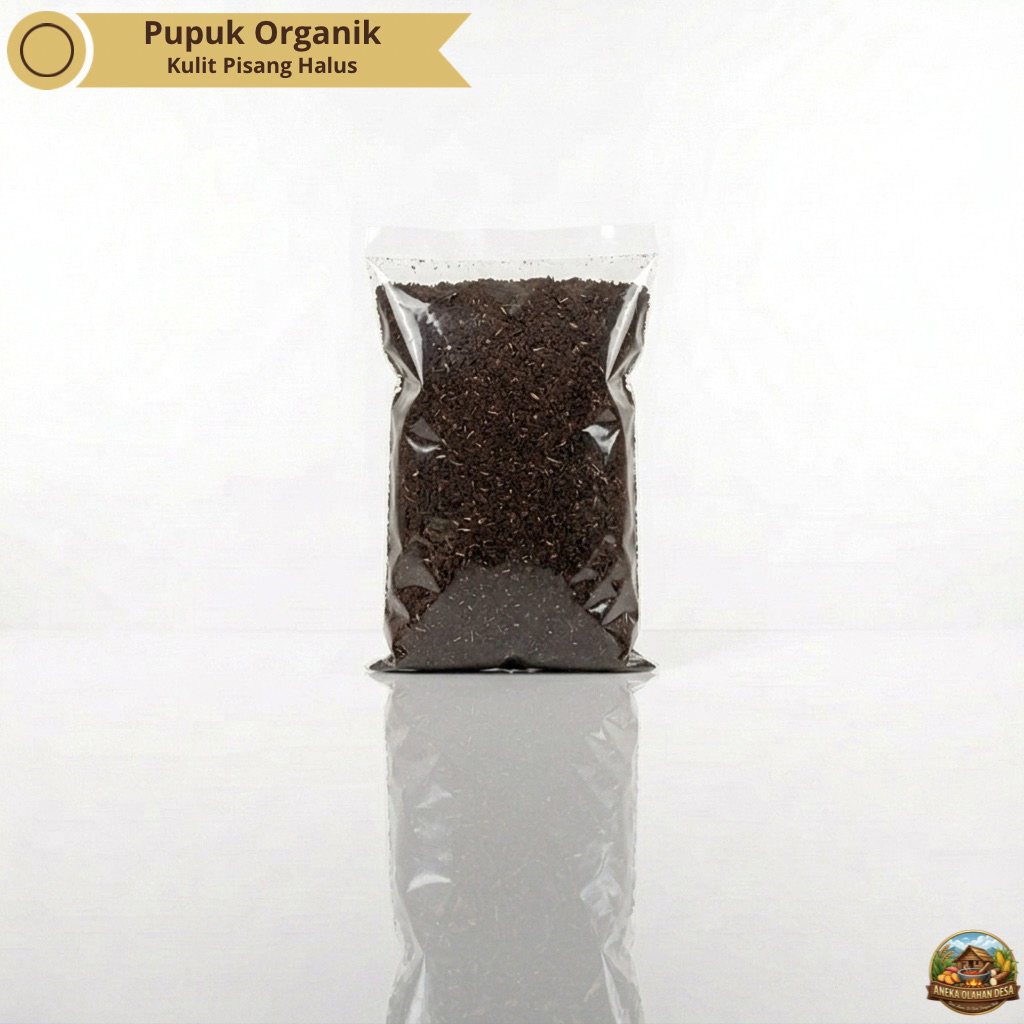 Pupuk Organik Kulit Pisang Kering Giling Halus 500 Gram Aneka Olahan Desa