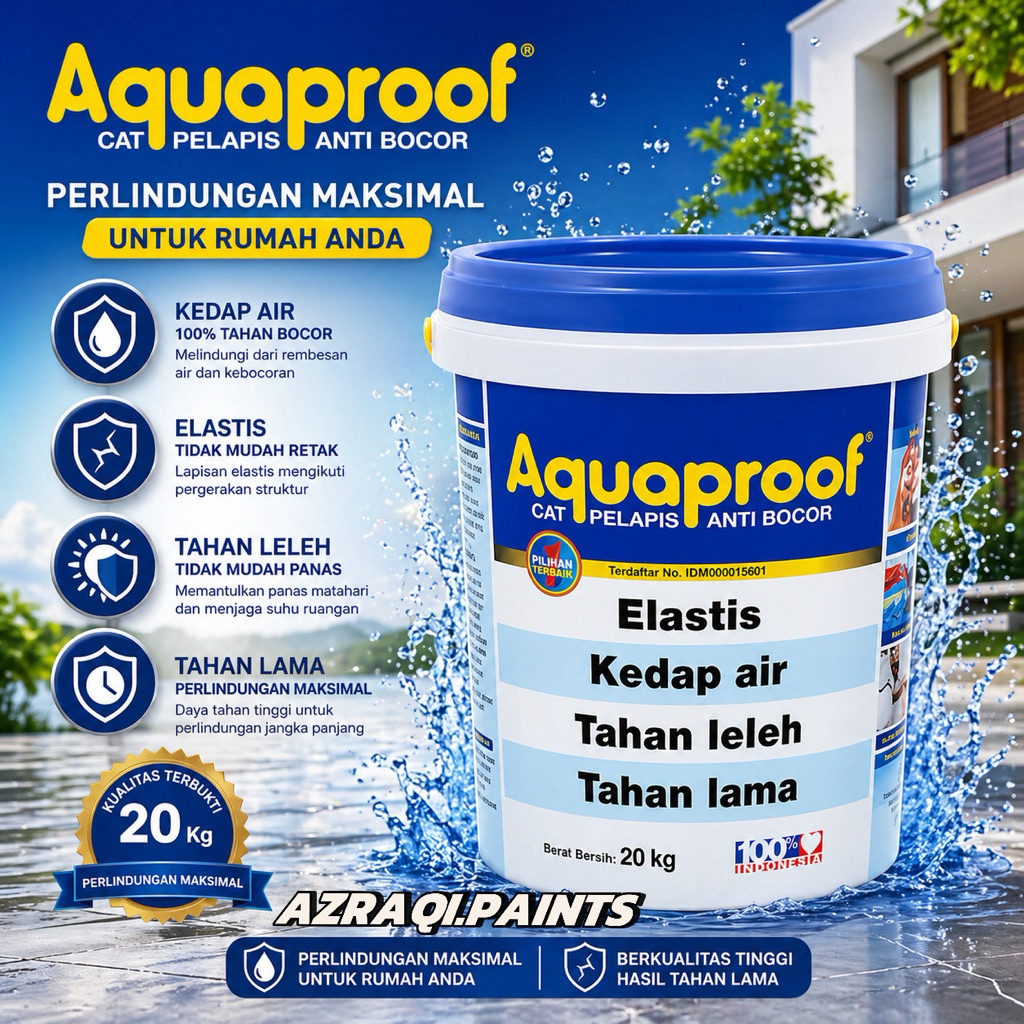 CAT WATERPROOF AQUAPROOF ( 20 KG ) CAT PELAPIS ANTI BOCOR