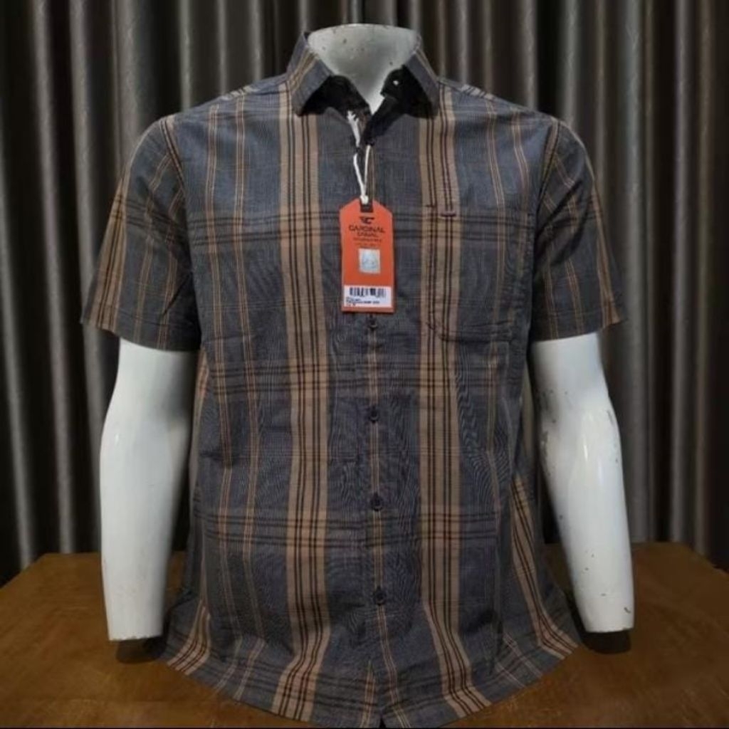 TURUN HARGA CARDINAL CASUAL ORI KEMEJA PRIA LENGAN PENDEK TERBARU