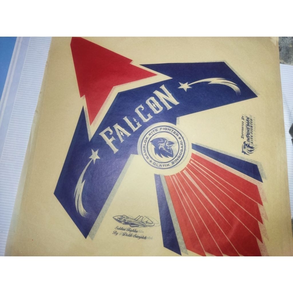Kertas Layangan Falcon Coklat