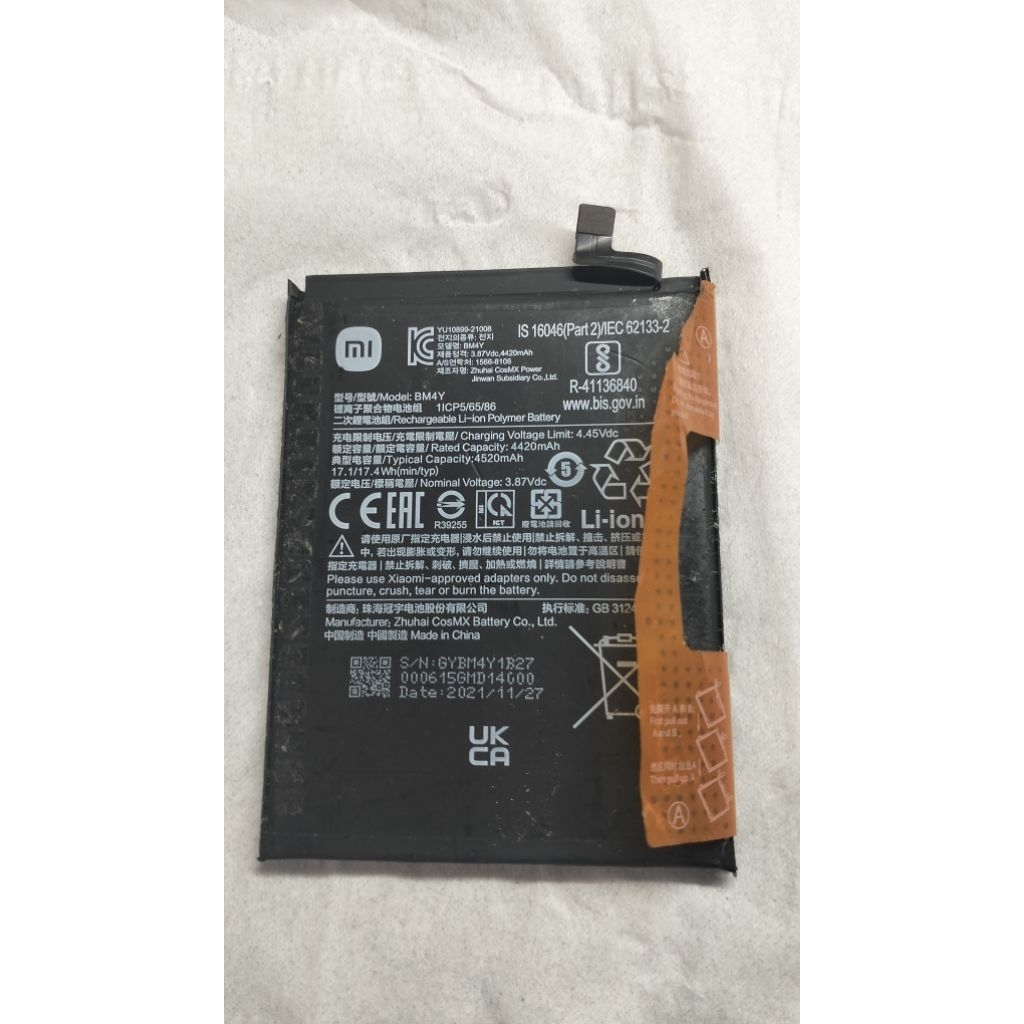 Batrei original copotan Poco f3 BM4Y