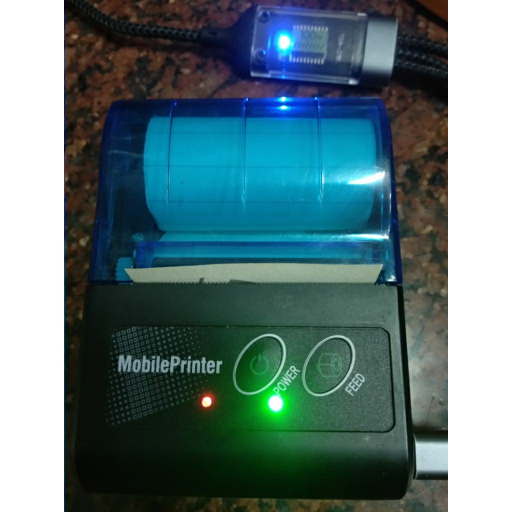 thermal mobile printer second kondisi normal