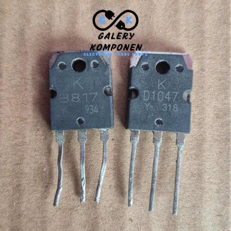 TRANSISTOR B817 D1047 817 1047 NPN PNP CABUTAN POWER SUPPLY