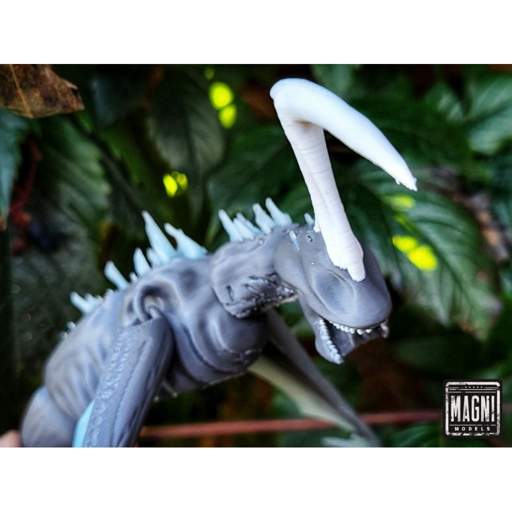 Silence Leviathan Articulated Figure – Subnautica Inspired Sea Monster Fleksibel