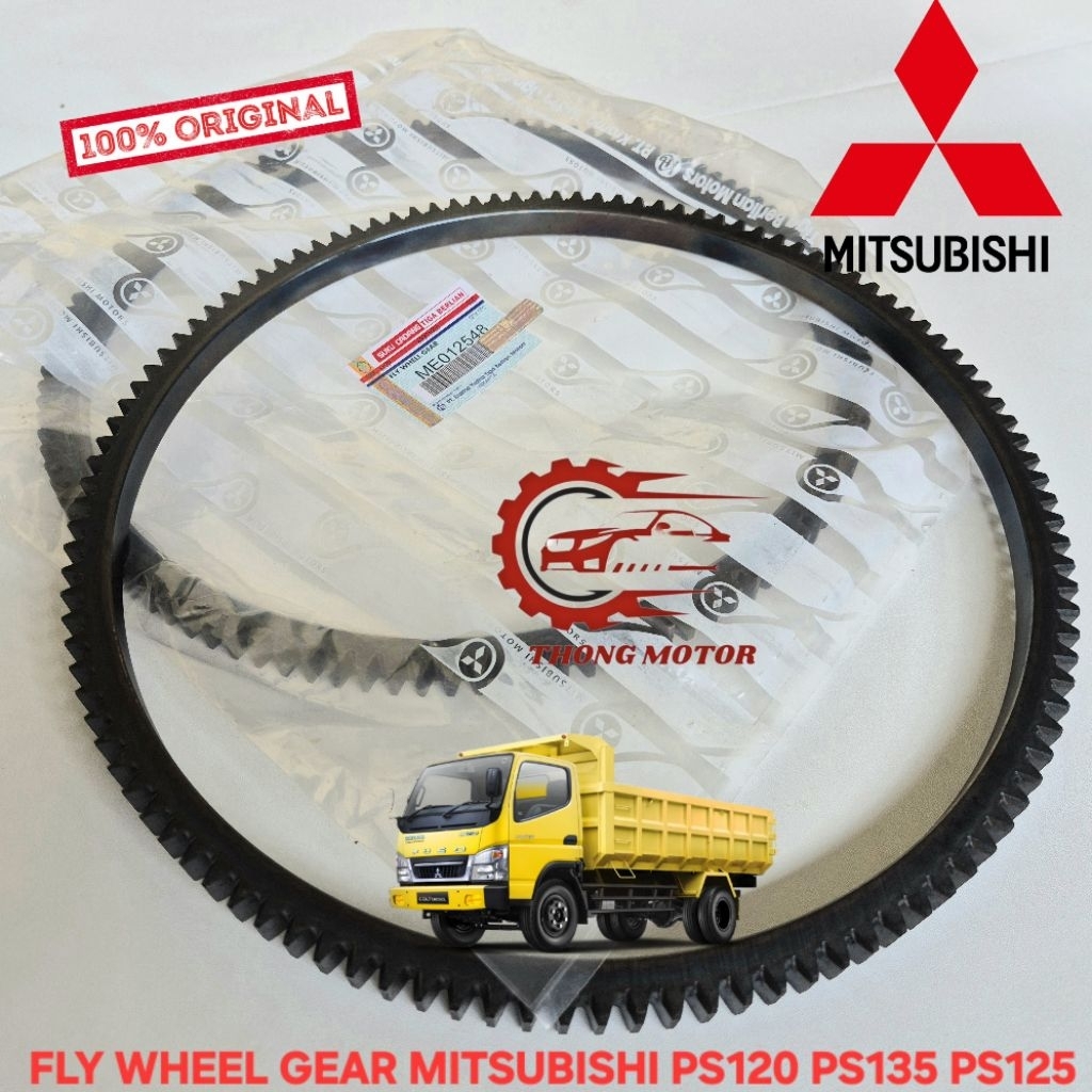 FLY WHEEL GEAR GIGI RODA GILA TIPIS MITSUBISHI PS120 PS125 CANTER TURBO PS135 RAGASA