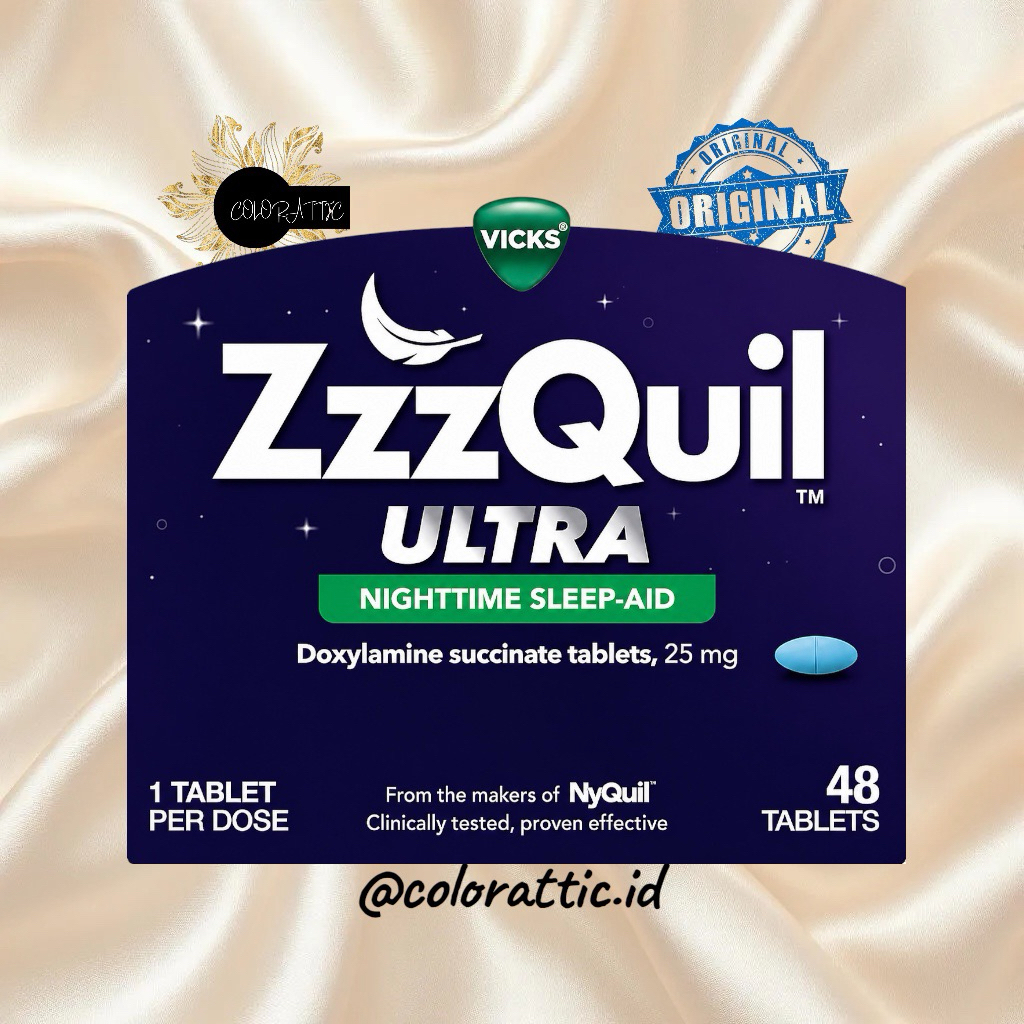 ZZZQUIL VICKS ULTRA NIGHTTIME SLEEP AID - 100 % SEALED & ORIGINAL MADE IN CANADA